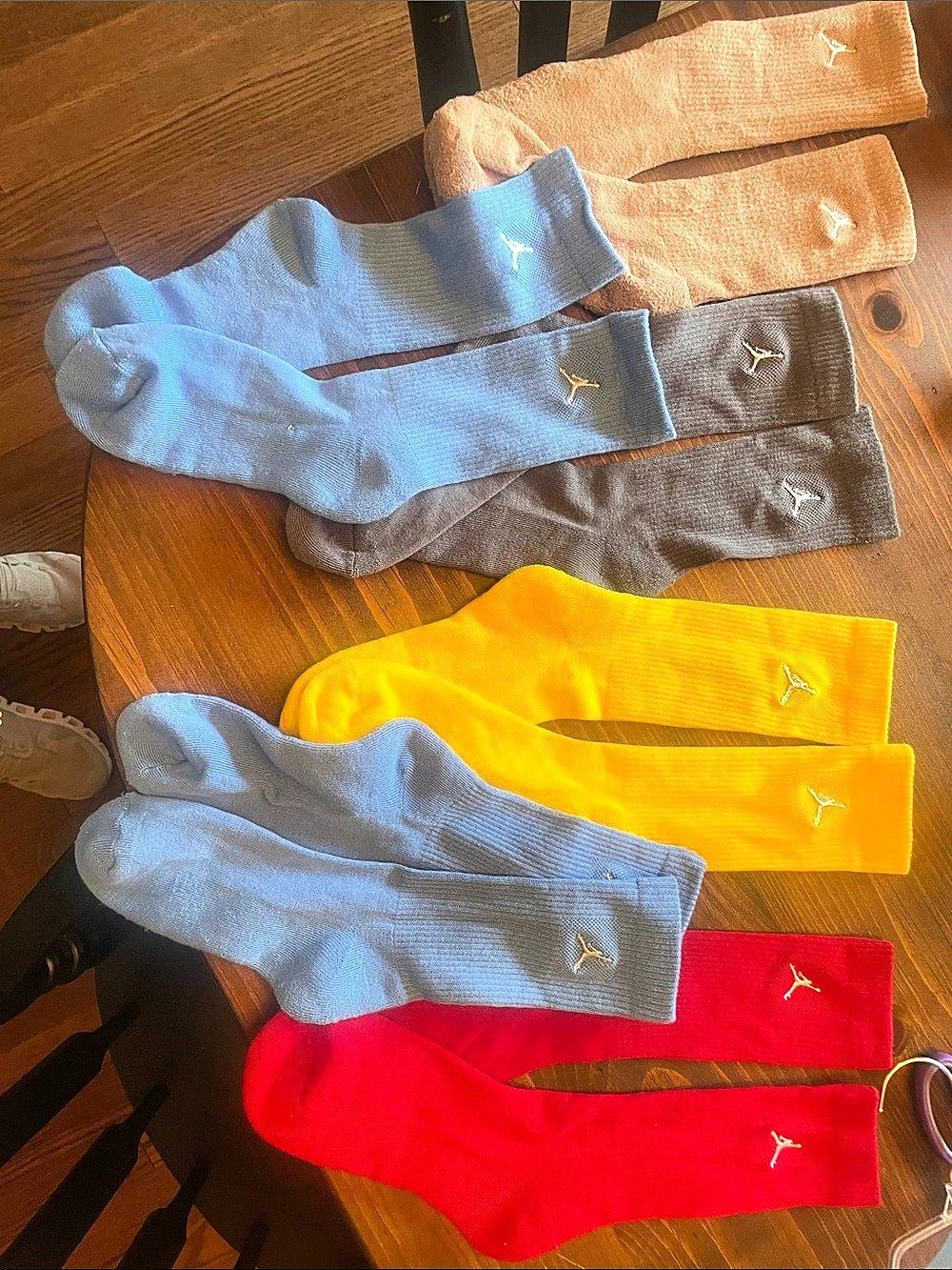 Jordan Crew Socks Multi-Color Like New